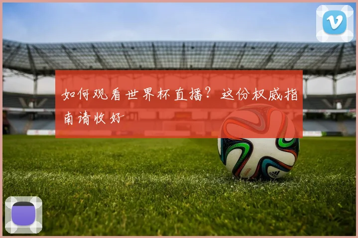 如何观看世界杯直播?这份权威指南请收好